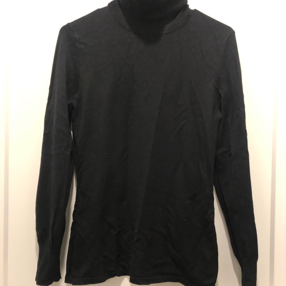 Kenneth Cole Black Turtleneck Sweater